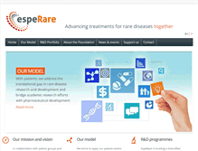 Tablet Screenshot of esperare.org